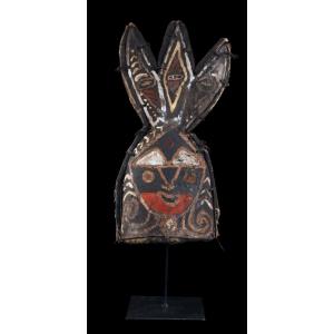 Dancing Headdress, Tribal Art, Oceanic Art, Oceania, Traditional Costume, Approx. 59 X 31 Cm