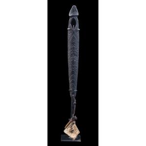 Bullroarer, Traditional Instrument, Oceania, Oceanic Art, Tribal Art, Pacific Art, 29 Cm