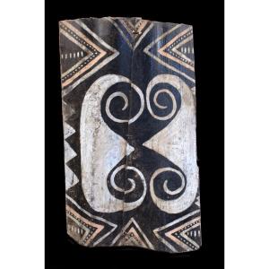 Kwoma Painted Pangal, Tribal Art, Oceanic Art, Papua New Guinea, Wahkuk Hills, 75 Cm
