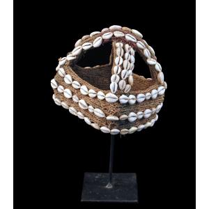 Coiffe de Danse, Art Tribal, Art Océanien, Océanie, costume traditionnel, Env. 20 x 20 x 17 cm