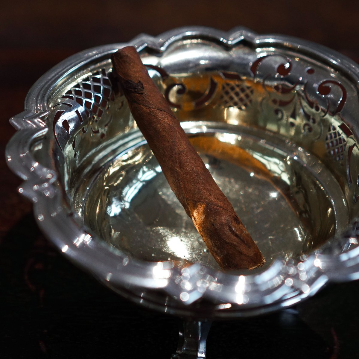 Ancien Briquet / Brasero en Argent Massif Néerlandais en Forme de Bol  Amsterdam, XVIIIe siècle-photo-1