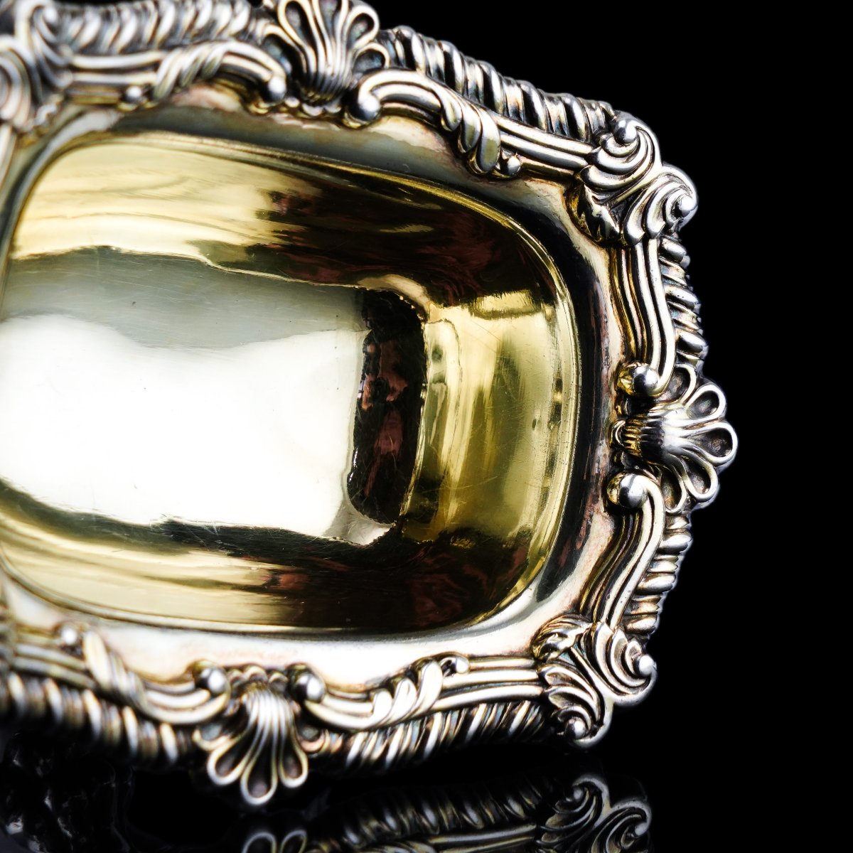 Ensemble de 6 Salières Argent Massif l'Époque Géorgienne Régence - S & C Younge & Co, 1814/16-photo-3