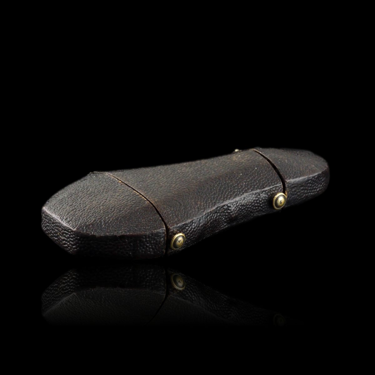 Flacon à parfum ancien en argent doré avec gravure de couronne – vers 1690-photo-5