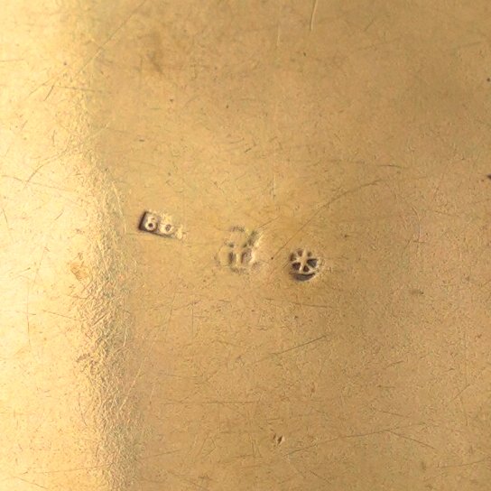 Antique Silver Gilt Pill/snuff Box With Mother Of Pearl - 19th C.-photo-5