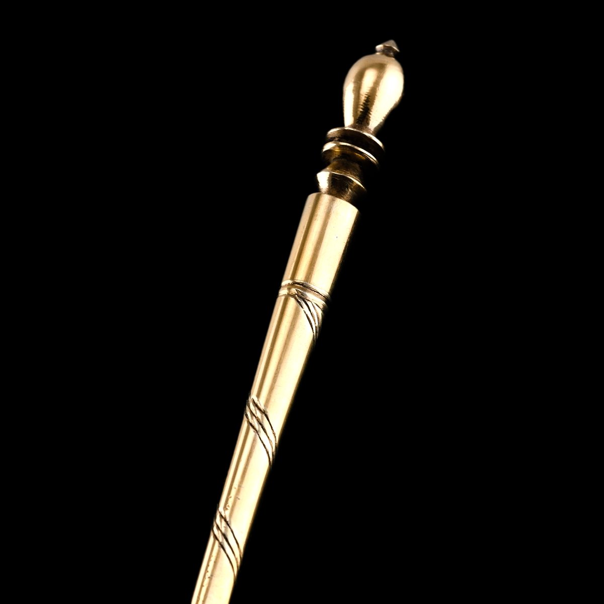 Grande cuillère ancienne russe en argent niellé – Moscou, vers 1848-photo-2