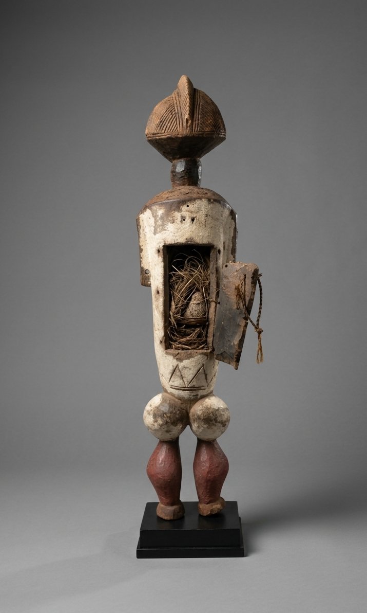 STATUE AMBETÉ-GABON.  ART PREMIER D'AFRIQUE -photo-6