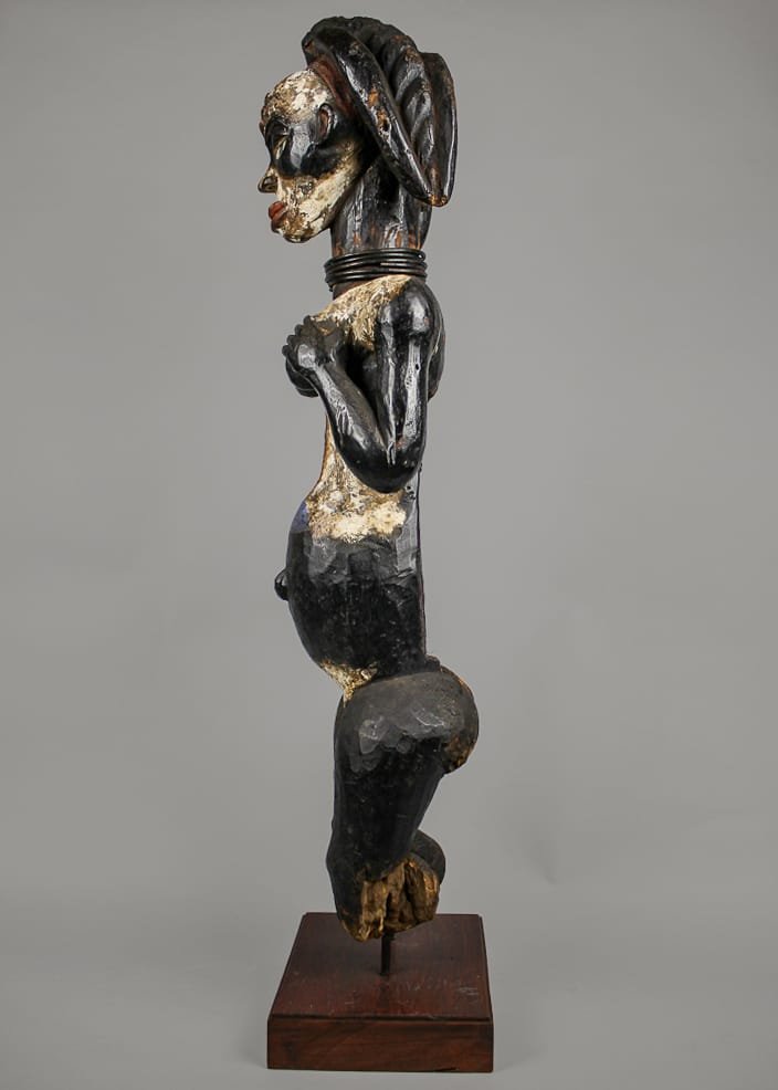 STATUE RITUELLE FEMININE-PUNU-LUMBO.-GABON -photo-4