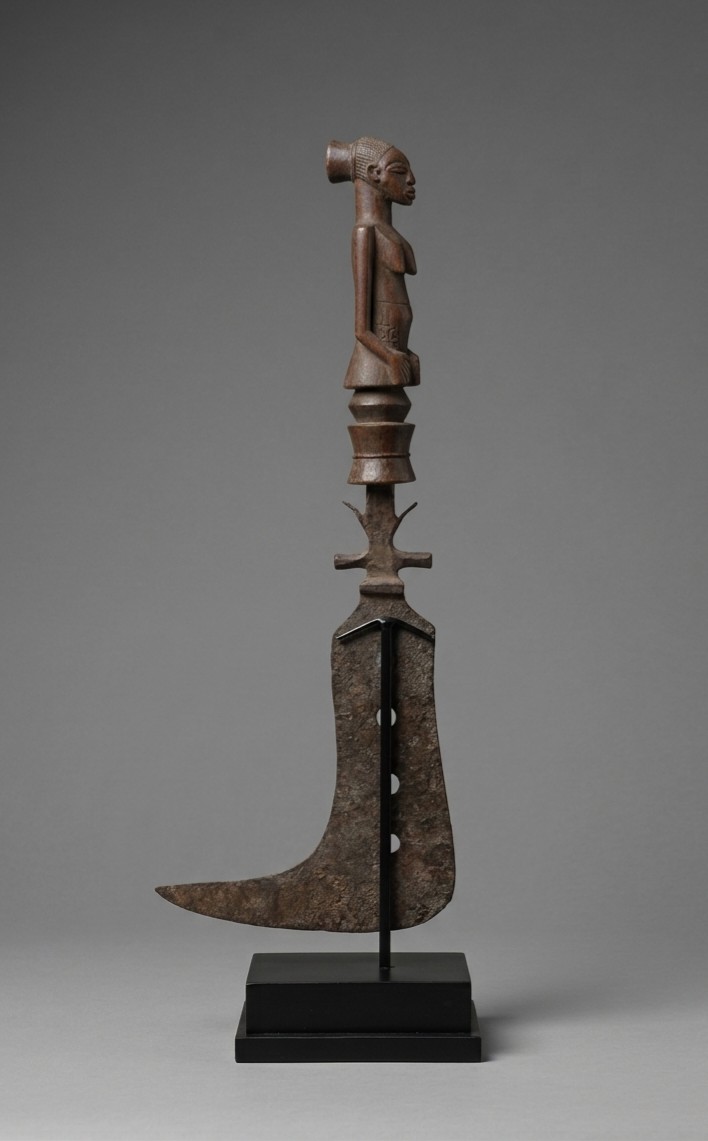 COUTEAU DE JET MANGBETU. RÉPUBLIQUE DÉMOCRATIQUE DU CONGO -photo-3