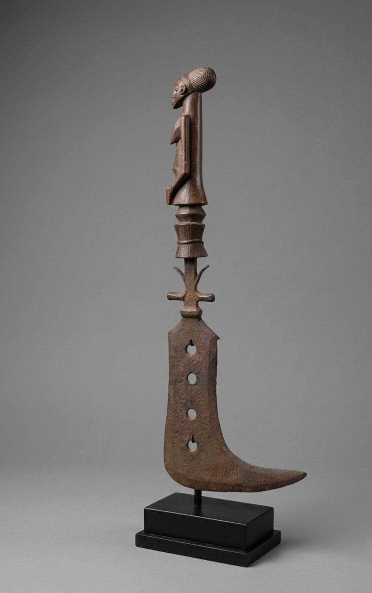 COUTEAU DE JET MANGBETU. RÉPUBLIQUE DÉMOCRATIQUE DU CONGO -photo-2