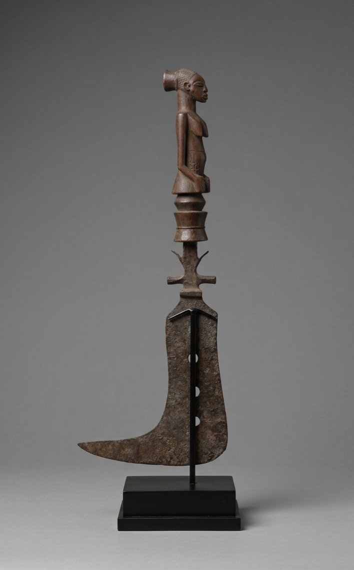 COUTEAU DE JET MANGBETU. RÉPUBLIQUE DÉMOCRATIQUE DU CONGO -photo-3