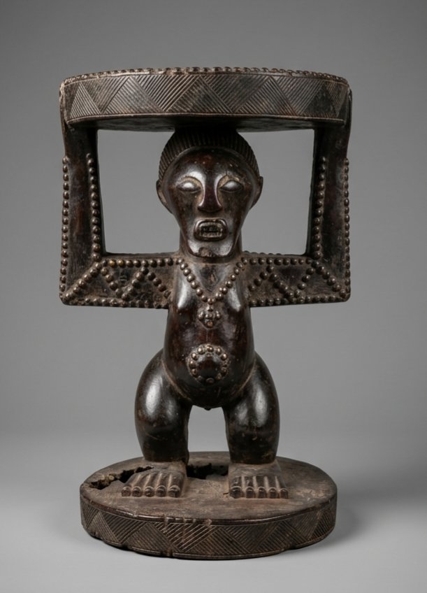 TABOURET SONGYE RÉPUBLIQUE DÉMOCRATIQUE DU CONGO -photo-1