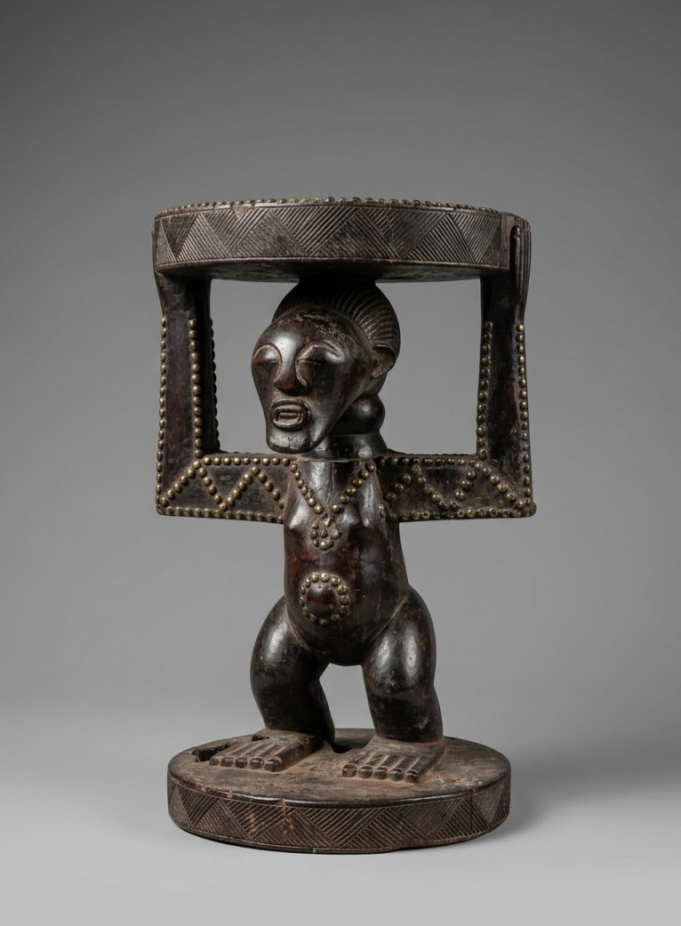 TABOURET SONGYE RÉPUBLIQUE DÉMOCRATIQUE DU CONGO -photo-3