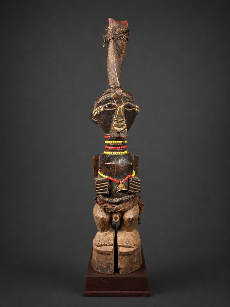 Nkishi Songye Ancestry Statue-drc Zaire