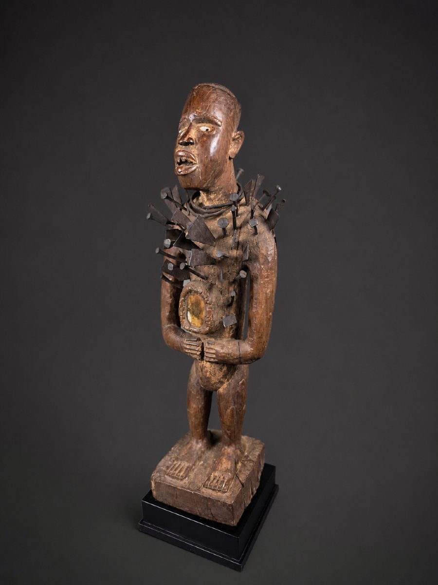 Statue d'ancêtre bakongo Nkisi -photo-2