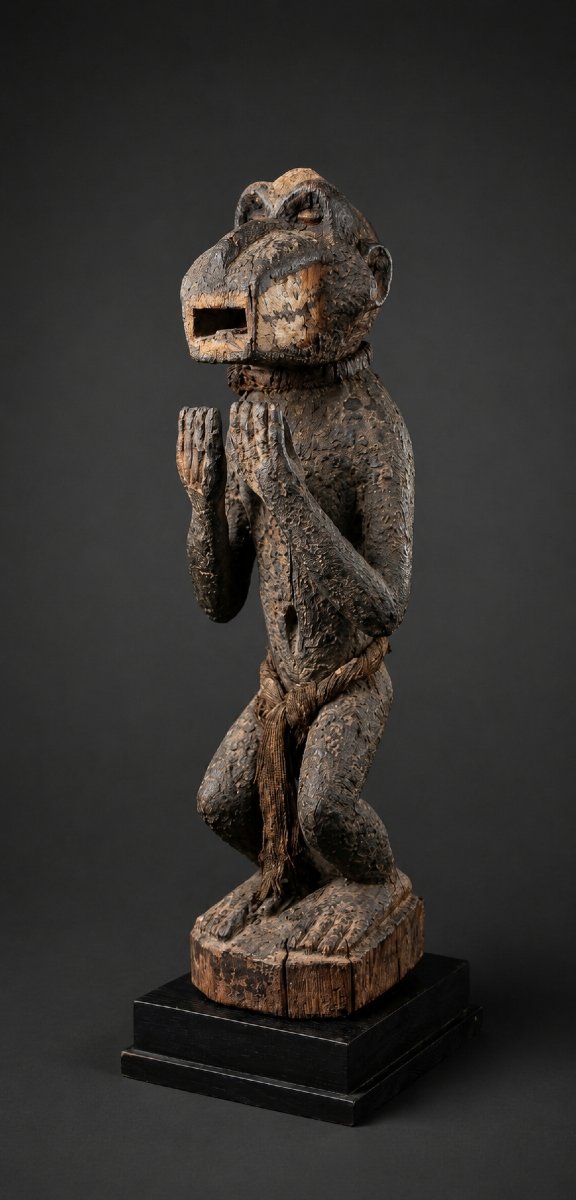 STATUE SINGE-BAOULÉ-CÔTE D'IVOIRE 