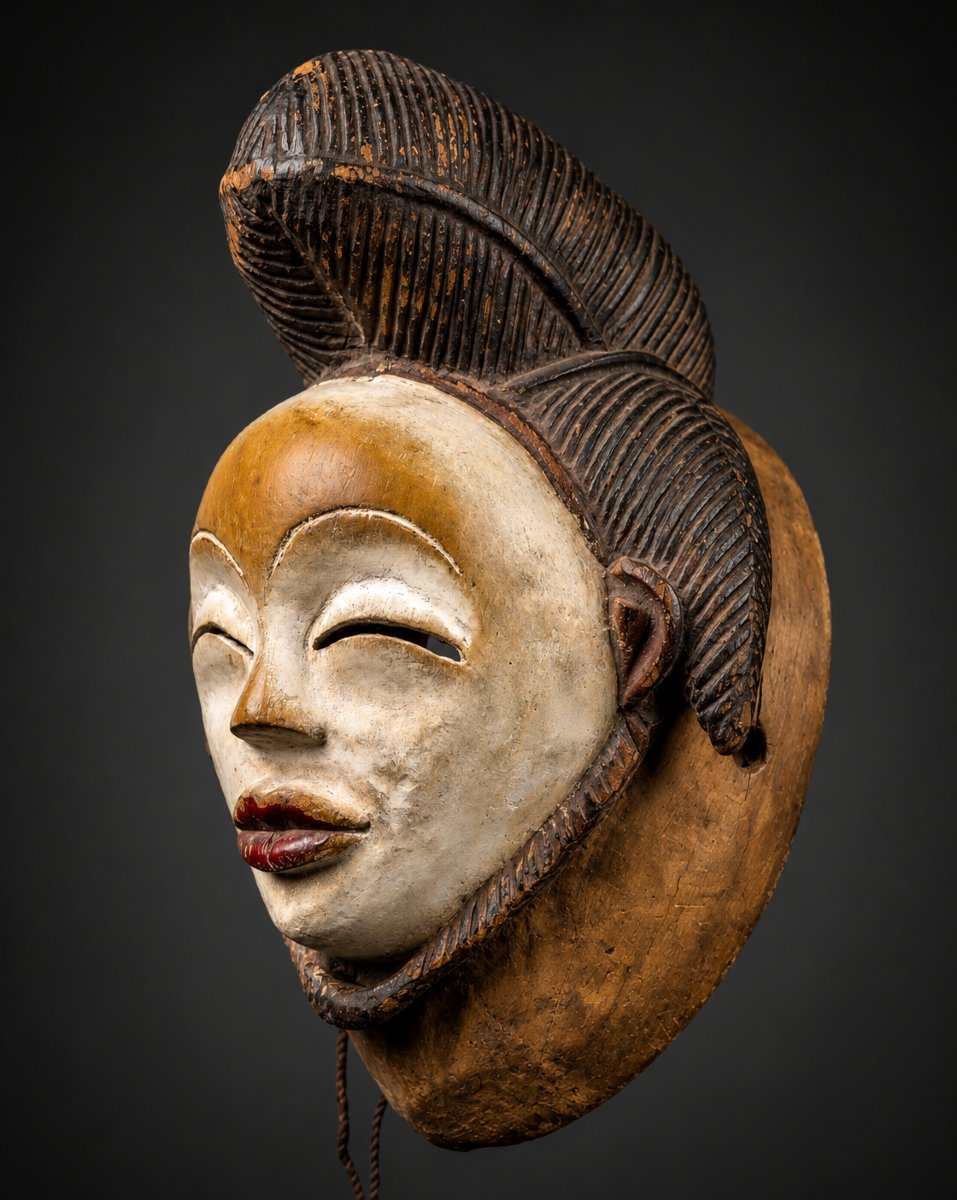 MASQUE PUNU-POUNOU- GABON -photo-2