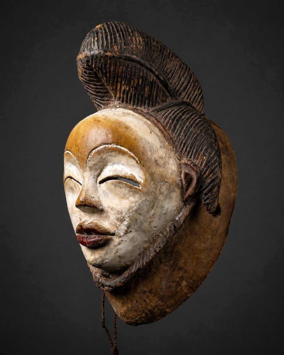 MASQUE PUNU-POUNOU- GABON -photo-3