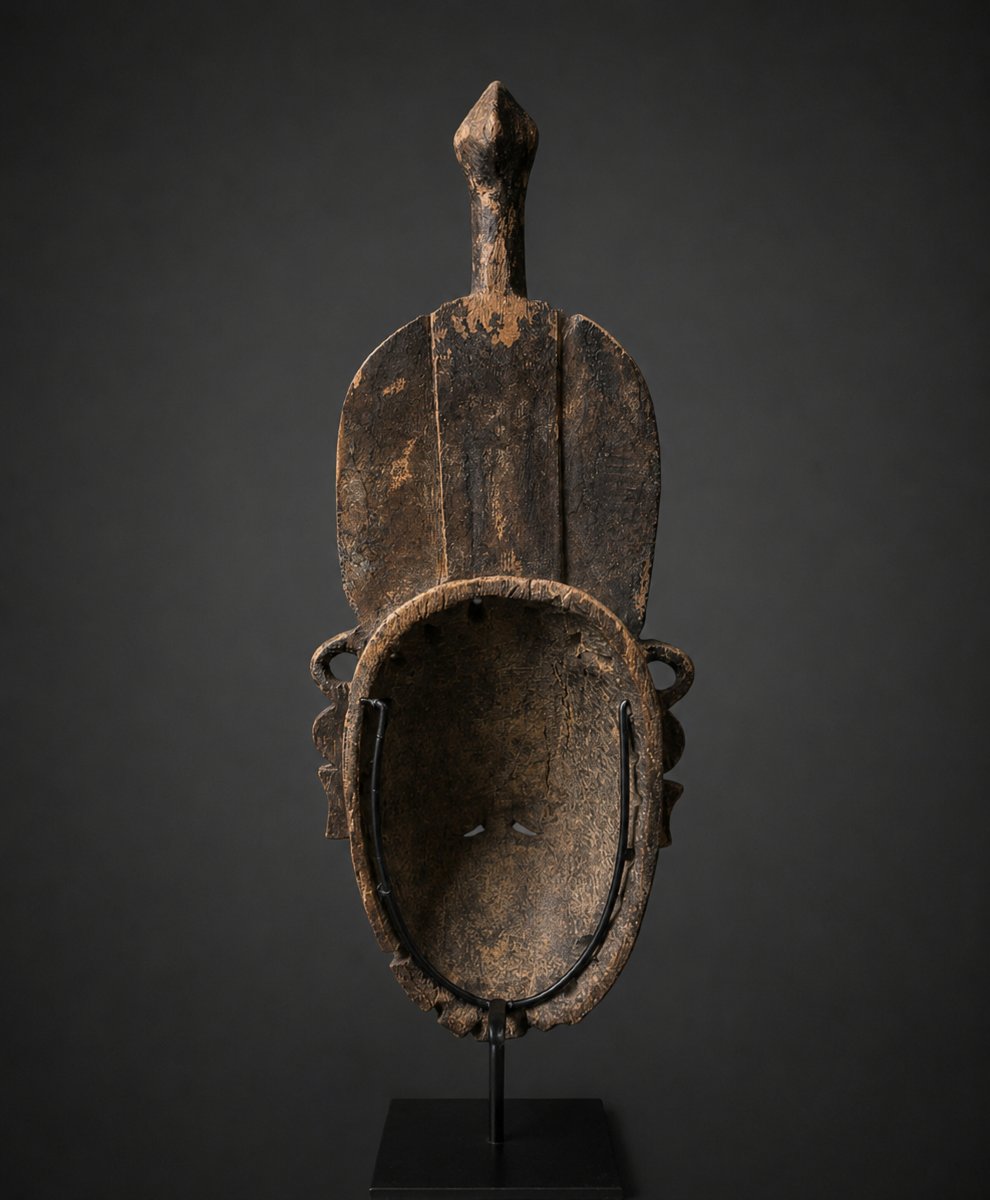 Masque de danse senoufo-Kpelié-Côte d'Ivoire-photo-1