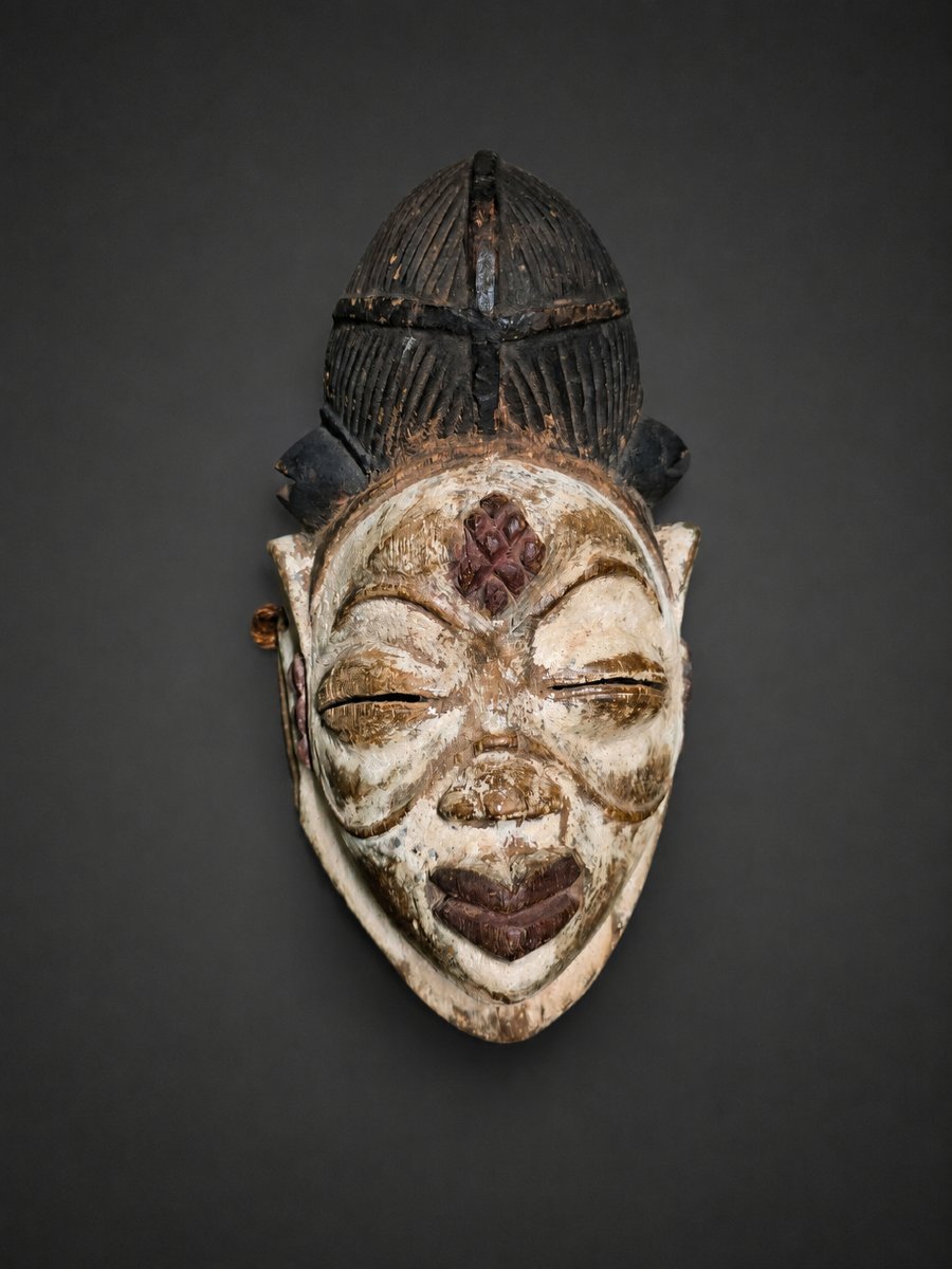 MASQUE  PUNU/POUNOU-GABON -photo-2