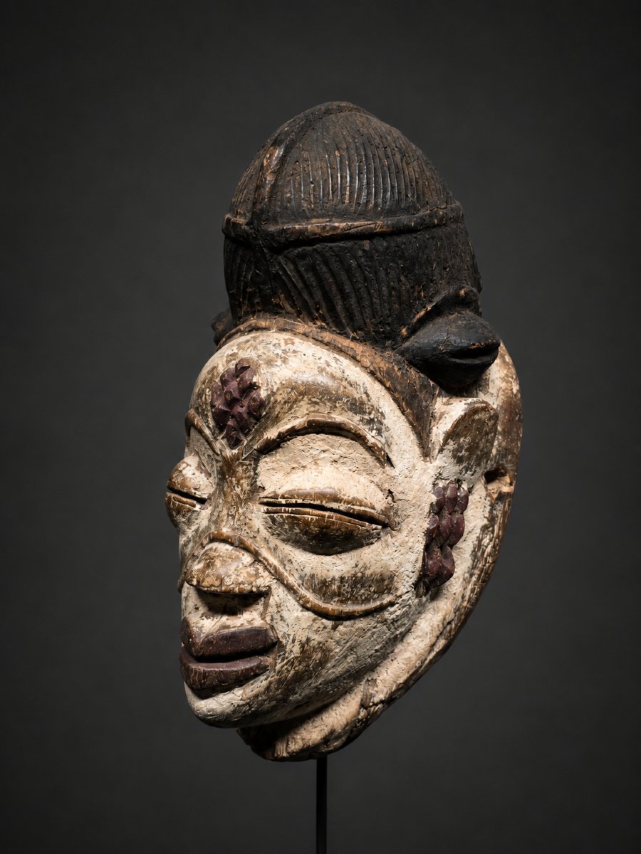 MASQUE  PUNU/POUNOU-GABON -photo-4
