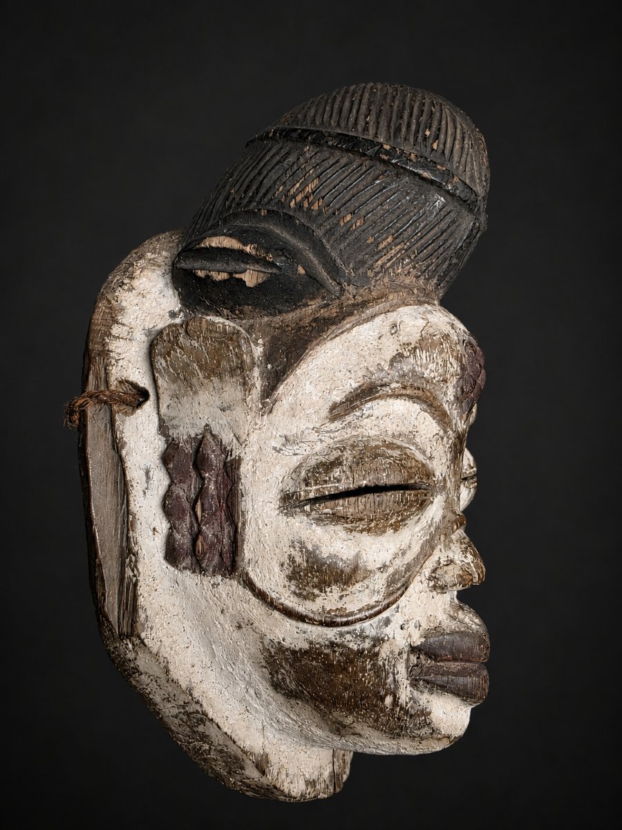 MASQUE  PUNU/POUNOU-GABON -photo-3