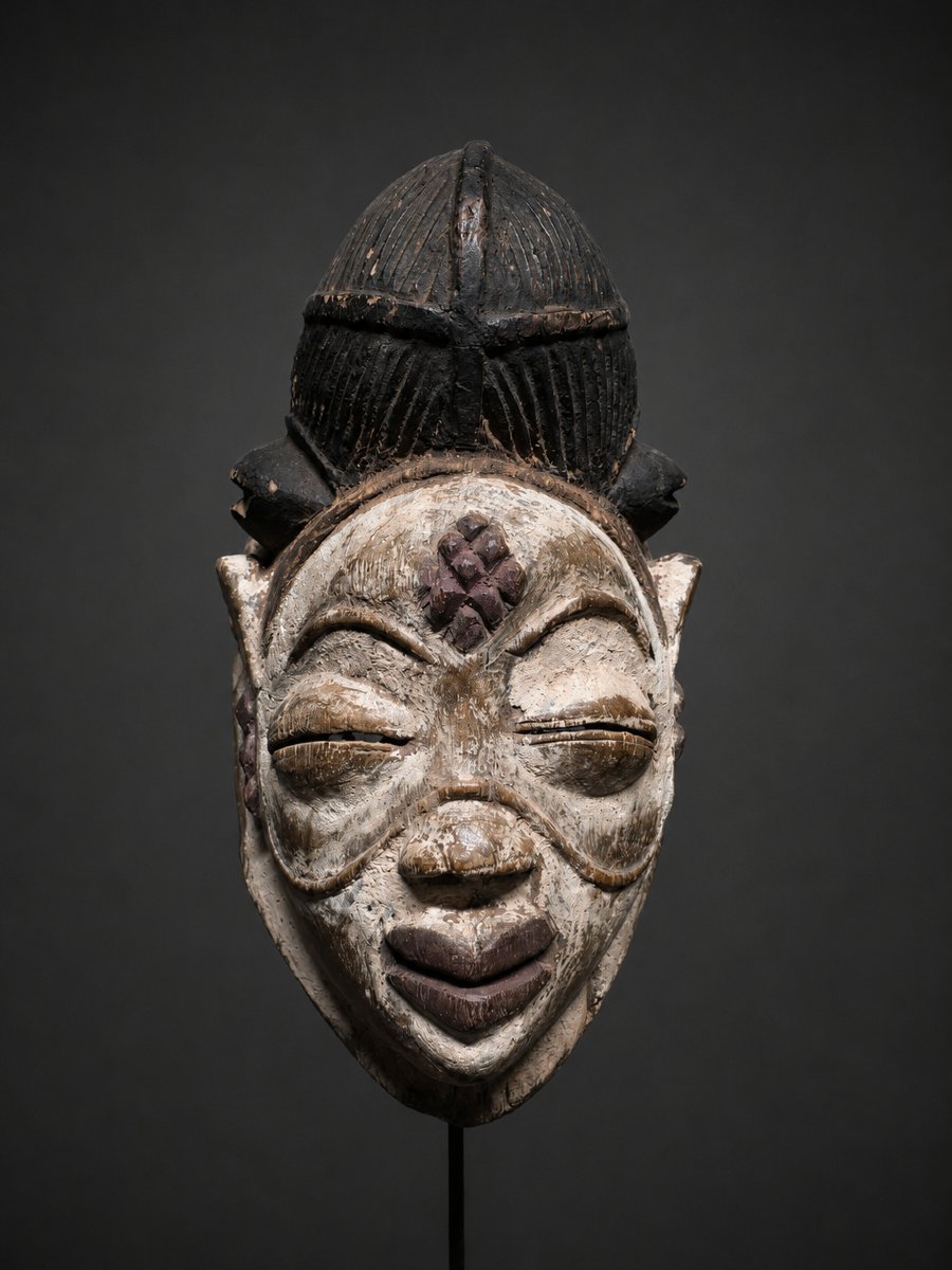 MASQUE  PUNU/POUNOU-GABON -photo-6