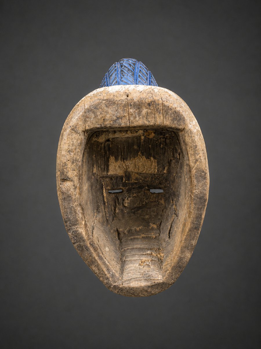Punu-lumbo Mask. Pounou-loumbo, Gabon -photo-2