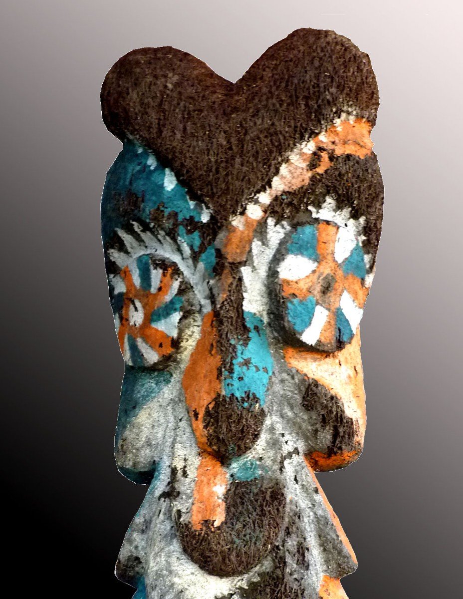  Figure De Grade 4 Visages Ambrym Vanuatu Océanie Art Premier-photo-2