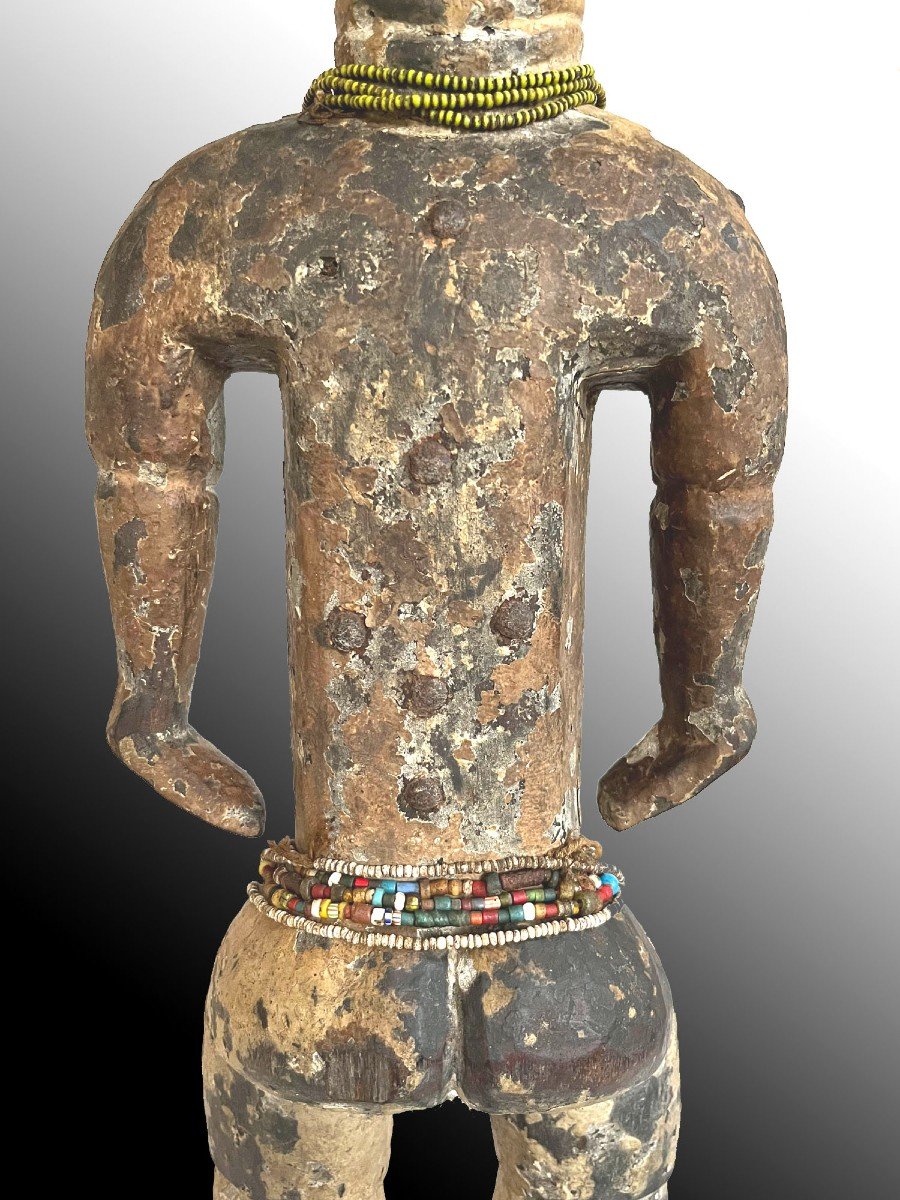 Statue Agni Master Of Crows Ivory Coast Africa Primitive Art-photo-4