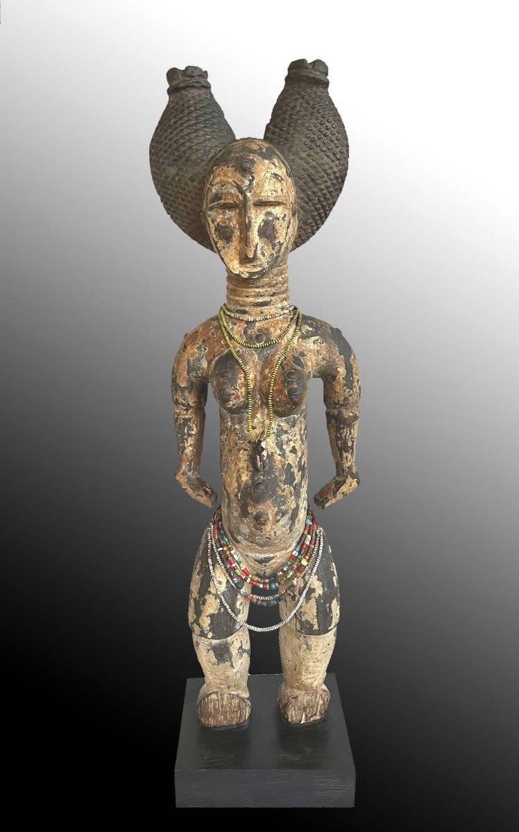Statue Agni Master Of Crows Ivory Coast Africa Primitive Art