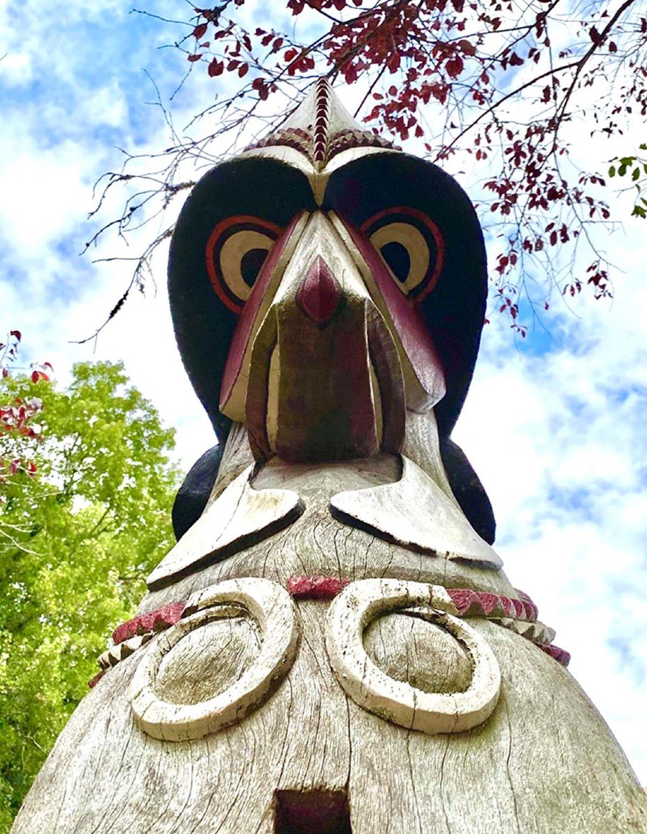 Monumental And Rare Slotted Drum Ambrym Vanuatu Oceania Art Premier-photo-3