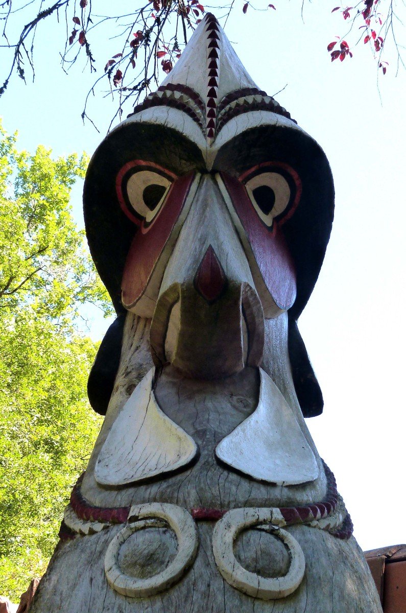 Monumental And Rare Slotted Drum Ambrym Vanuatu Oceania Art Premier-photo-4