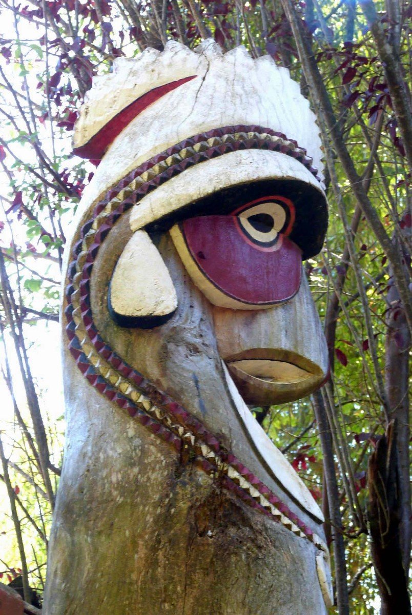 Monumental And Rare Slotted Drum Ambrym Vanuatu Oceania Art Premier-photo-5