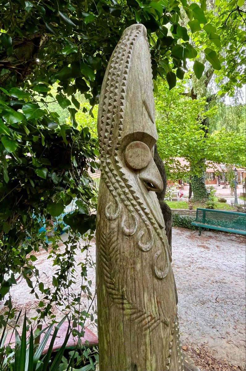 Slit Drum Espiritu Santo Vanuatu Oceania Tribal Art-photo-6