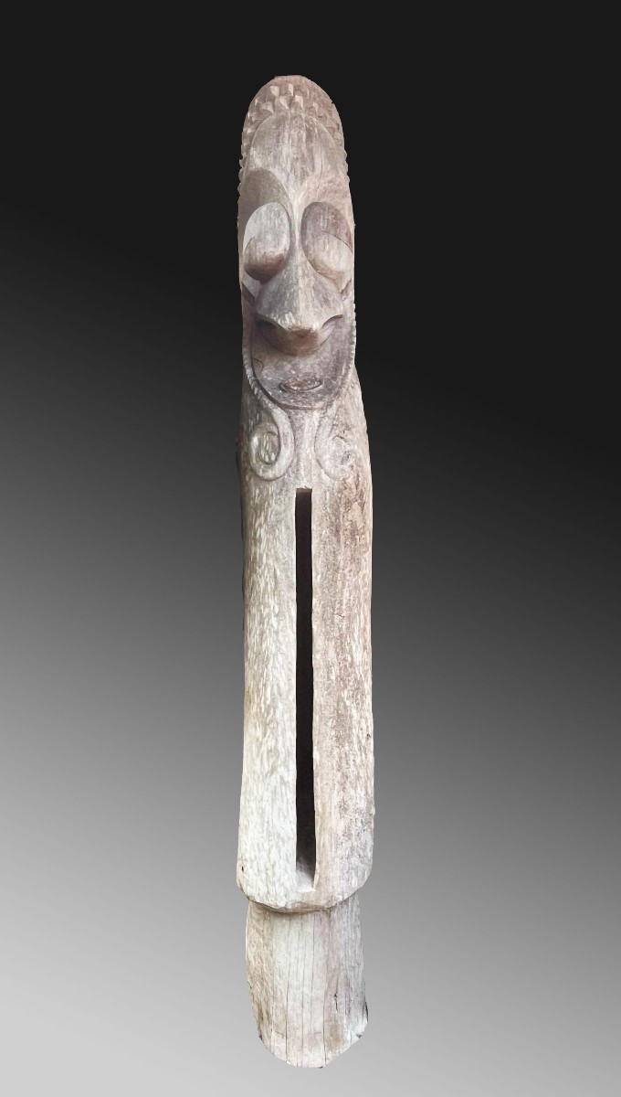 Ambrym Slit Drum Vanuatu Oceania Tribal Art-photo-2