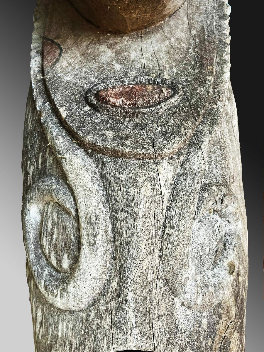 Ambrym Slit Drum Vanuatu Oceania Tribal Art-photo-3