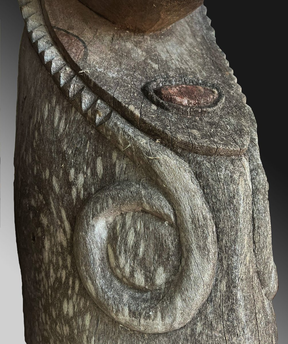 Ambrym Slit Drum Vanuatu Oceania Tribal Art-photo-4