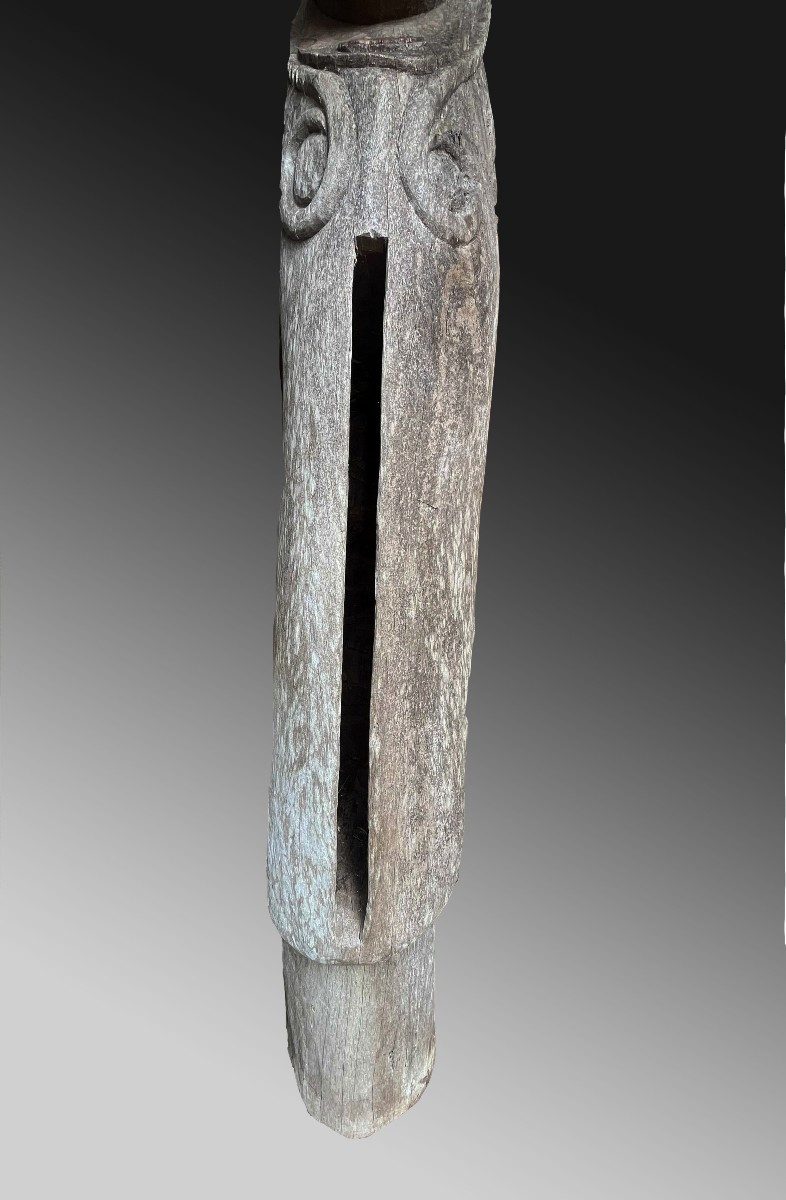 Ambrym Slit Drum Vanuatu Oceania Tribal Art-photo-6