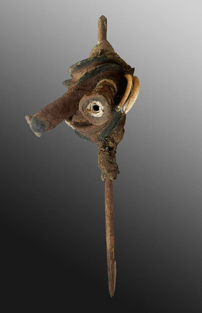 Dance Stick "témes Névimbur" Malakula Vanuatu Oceania Tribal Art-photo-2