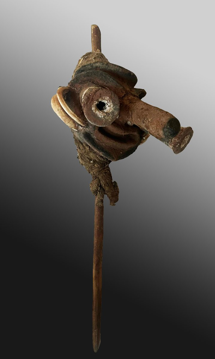 Dance Stick "témes Névimbur" Malakula Vanuatu Oceania Tribal Art-photo-3