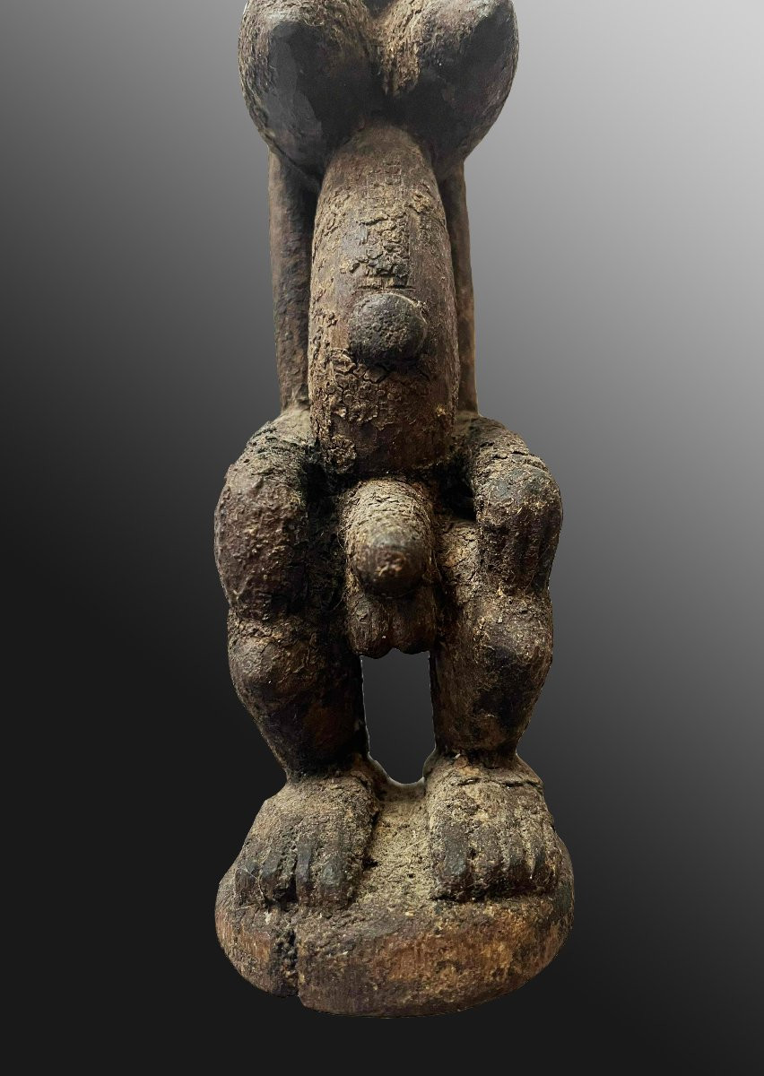 Statuette  hermaphrodite Dogon Mali Afrique Art Tribal-photo-2
