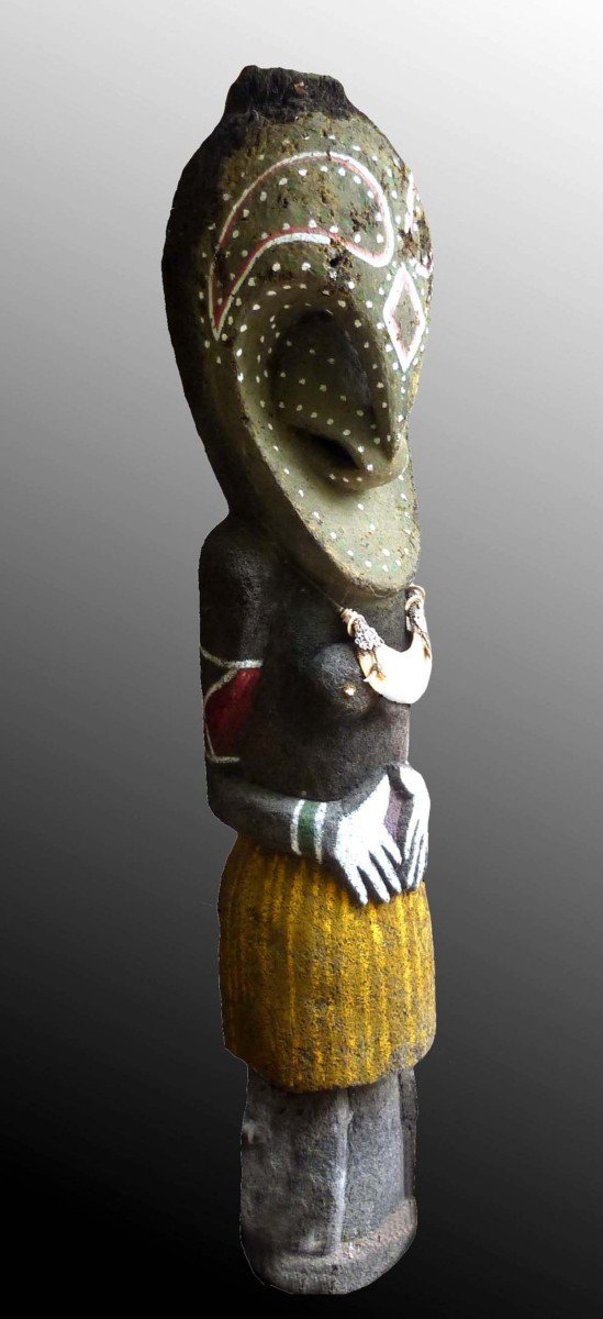  Figure De Grade "Maternité" Malakula Vanuatu Océanie Art Premier-photo-2
