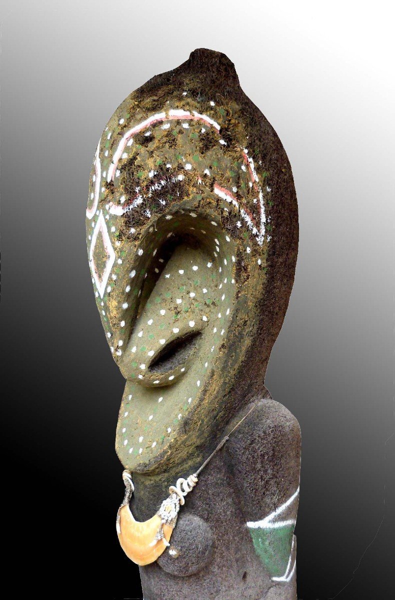  Figure De Grade "Maternité" Malakula Vanuatu Océanie Art Premier-photo-3