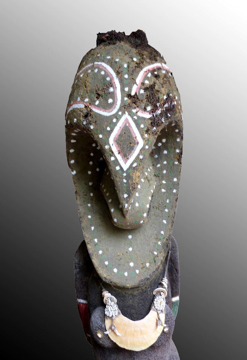  Figure De Grade "Maternité" Malakula Vanuatu Océanie Art Premier-photo-4
