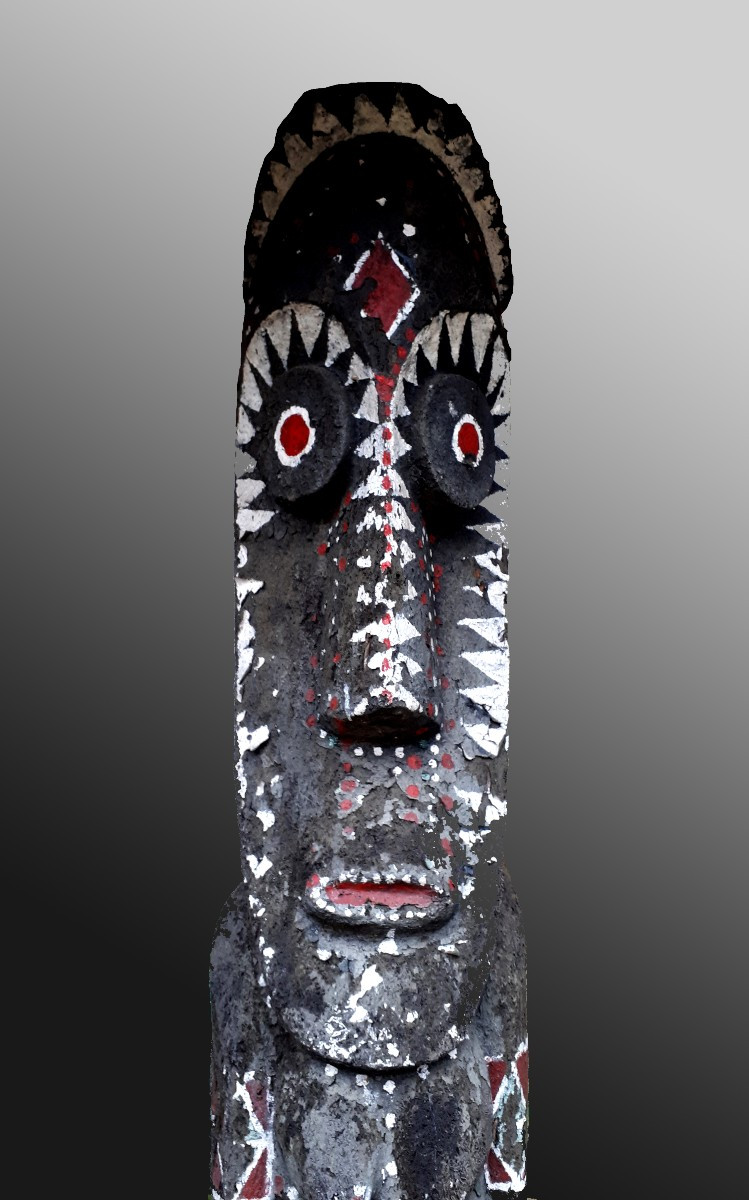 Rare " Figure De Grade" Malakula Vanuatu Océanie Art premier-photo-1