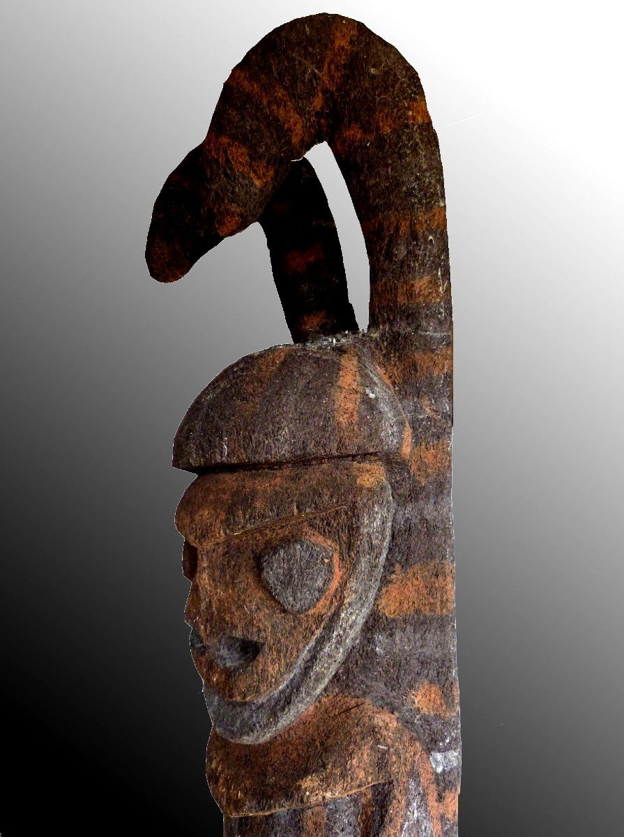 Rare Malakula Grade Figure Vanuatu Oceania Primitive Art-photo-1