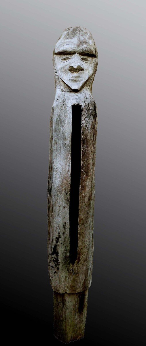 Rare Malakula Slit Drum Vanuatu Oceania Primitive Art