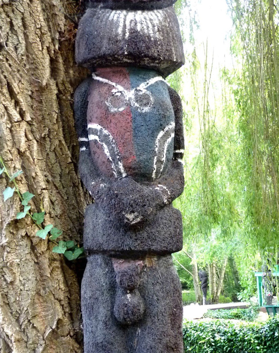 Grade Figure "rom Mask" Ambrym Vanuatu Oceania-photo-4
