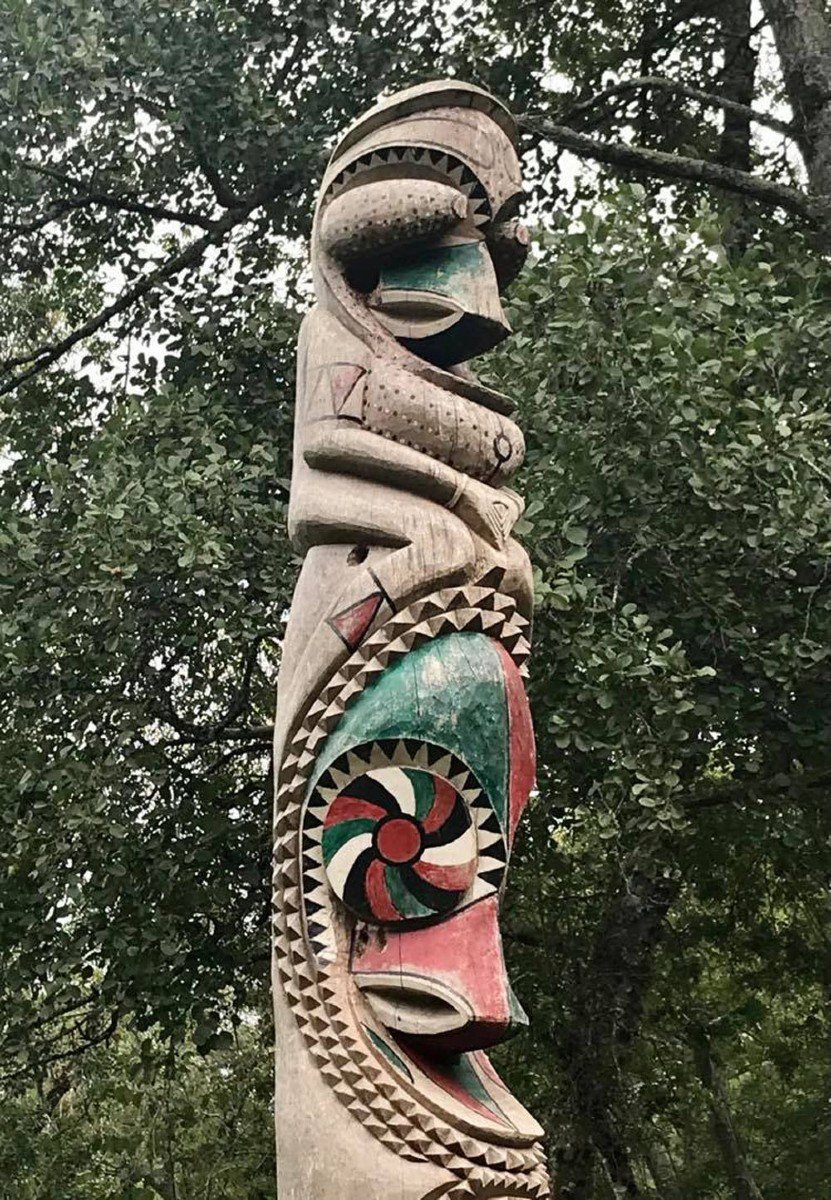 Monumental Slit Drum Ambrym Vanuatu Oceania Primitive Art-photo-1