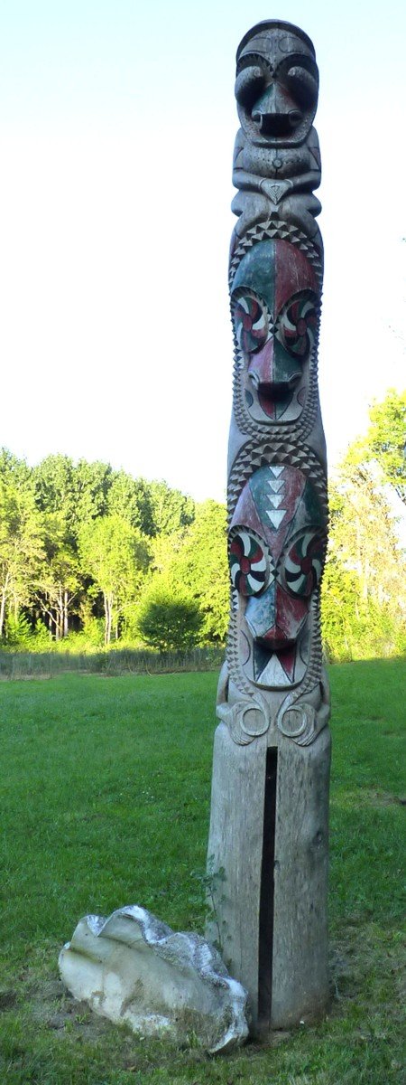 Monumental Slit Drum Ambrym Vanuatu Oceania Primitive Art